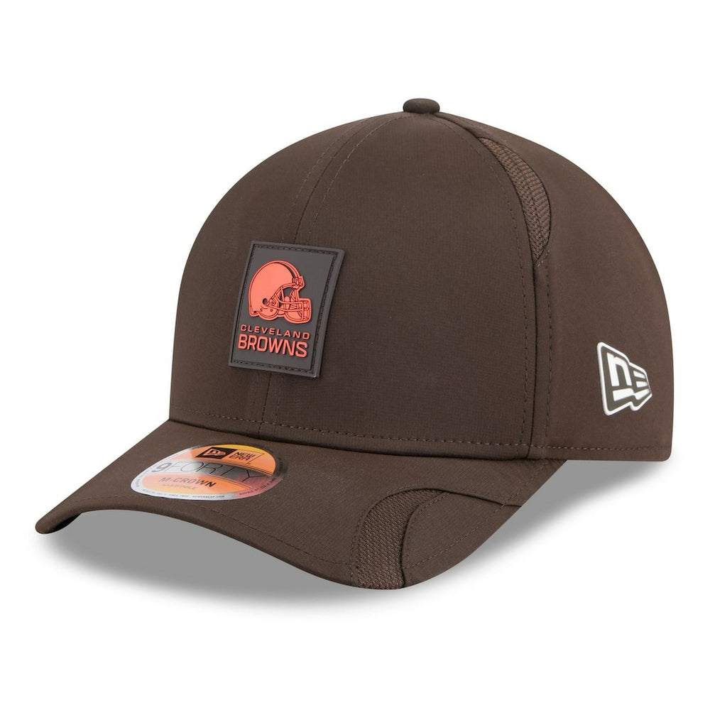 Cleveland Browns New Era Youth 2025 Sideline 9FORTY Adjustable Hat - Brown for sale