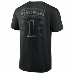 Victor Wembanyama San Antonio Spurs Ugly Sweater Name & Number T-Shirt - Black shop