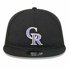 Colorado Rockies Baseball Hall of Fame Retro Crown 9FIFTY Adjustable Hat - Black | New Era