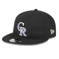 Colorado Rockies Baseball Hall of Fame Retro Crown 9FIFTY Adjustable Hat - Black | New Era