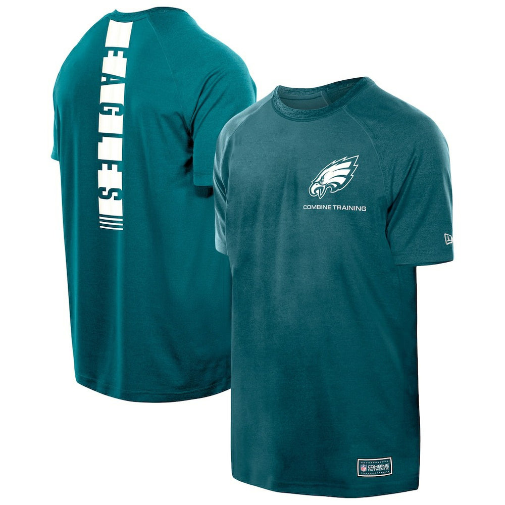 Philadelphia Eagles New Era Functional Fandom Reflective T-Shirt - Midnight Green outlet
