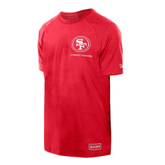 San Francisco 49ers New Era Functional Fandom Reflective T-Shirt - Scarlet on sale