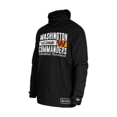 Washington Commanders New Era Functional Fandom Balaclava Helmet Stripe Tri-Blend Hoodie - Black for sale