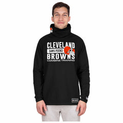 Cleveland Browns New Era Functional Fandom Balaclava Helmet Stripe Tri-Blend Hoodie - Black online