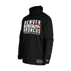 Denver Broncos New Era Functional Fandom Balaclava Helmet Stripe Tri-Blend Hoodie - Black discount
