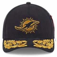 Miami Dolphins New Era x Alpha Industries A-Frame 9FORTY Adjustable Hat - Black for sale