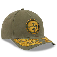 Pittsburgh Steelers New Era x Alpha Industries A-Frame 9FORTY Adjustable Hat - Olive cheap