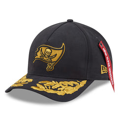 Tampa Bay Buccaneers New Era x Alpha Industries A-Frame 9FORTY Adjustable Hat - Black discount