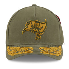 Tampa Bay Buccaneers New Era x Alpha Industries A-Frame 9FORTY Adjustable Hat - Olive cheap