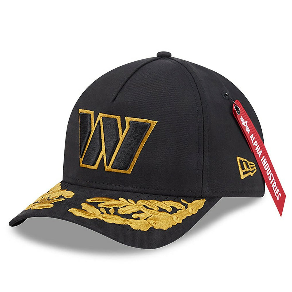 Washington Commanders New Era x Alpha Industries A-Frame 9FORTY Adjustable Hat - Black online
