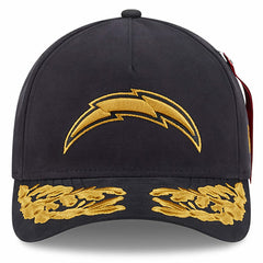 Los Angeles Chargers New Era x Alpha Industries A-Frame 9FORTY Adjustable Hat - Black outlet