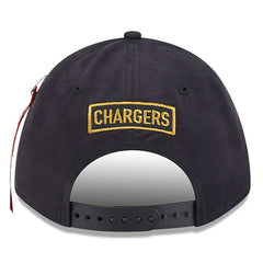 Los Angeles Chargers New Era x Alpha Industries A-Frame 9FORTY Adjustable Hat - Black outlet