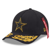 Dallas Cowboys New Era x Alpha Industries A-Frame 9FORTY Adjustable Hat - Black discount