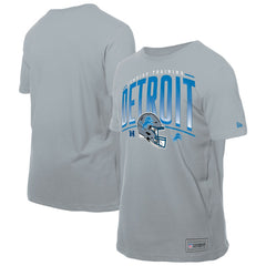 Detroit Lions New Era Combine Authentic Helmet T-Shirt - Silver on sale