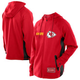 Kansas City Chiefs New Era Combine Authentic Raglan Scuba Full-Zip Hoodie - Red online