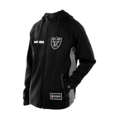 Las Vegas Raiders New Era Combine Authentic Raglan Scuba Full-Zip Hoodie - Black sale