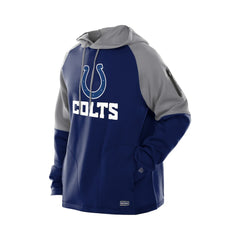 Indianapolis Colts New Era Combine Authentic Color Block Raglan Pullover Hoodie - Royal discount