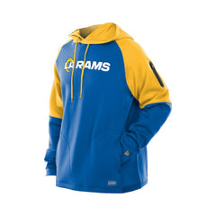 Los Angeles Rams New Era Combine Authentic Color Block Raglan Pullover Hoodie - Royal online