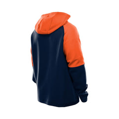 Chicago Bears New Era Combine Authentic Color Block Raglan Pullover Hoodie - Navy for sale