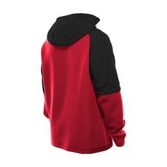 Atlanta Falcons New Era Combine Authentic Color Block Raglan Pullover Hoodie - Red on sale