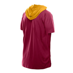 Washington Commanders New Era Combine Authentic Hooded Raglan Short-Sleeve T-Shirt - Scarlet on sale