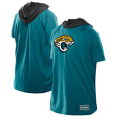 Jacksonville Jaguars New Era Combine Authentic Hooded Raglan Short-Sleeve T-Shirt - Teal cheap