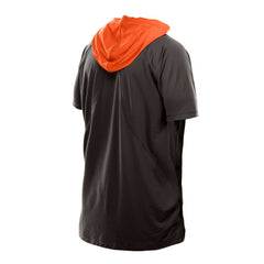 Cleveland Browns New Era Combine Authentic Hooded Raglan Short-Sleeve T-Shirt - Brown sale