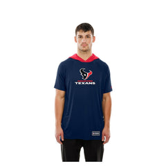 Houston Texans New Era Combine Authentic Hooded Raglan Short-Sleeve T-Shirt - Navy outlet