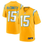 Ladd McConkey Los Angeles Chargers Alternate Charger Power Game Player Jersey - Gold | Nike sale