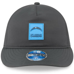 Los Angeles Chargers New Era 2025 Sideline Cold Weather Retro Crown 59FIFTY Fitted Hat - Charcoal online