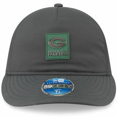 Green Bay Packers New Era 2025 Sideline Cold Weather Retro Crown 59FIFTY Fitted Hat - Charcoal discount