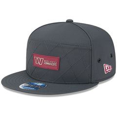 Washington Commanders New Era 2025 Sideline Cold Weather Split Panel 9FIFTY Snapback Hat - Charcoal for sale