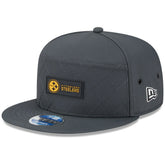 Pittsburgh Steelers New Era 2025 Sideline Cold Weather Split Panel 9FIFTY Snapback Hat - Charcoal online