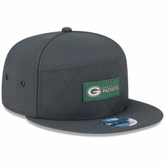 Green Bay Packers New Era 2025 Sideline Cold Weather Split Panel 9FIFTY Snapback Hat - Charcoal online