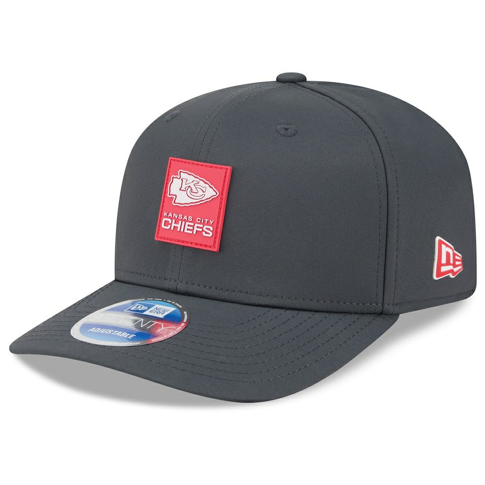 Kansas City Chiefs New Era 2025 Sideline Cold Weather 9SEVENTY Adjustable Hat - Charcoal on sale