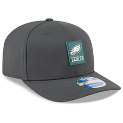 Philadelphia Eagles New Era 2025 Sideline Cold Weather 9SEVENTY Adjustable Hat - Charcoal discount