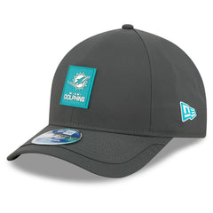 Miami Dolphins New Era 2025 Sideline Cold Weather 9FORTY M-Crown Adjustable Hat - Charcoal outlet