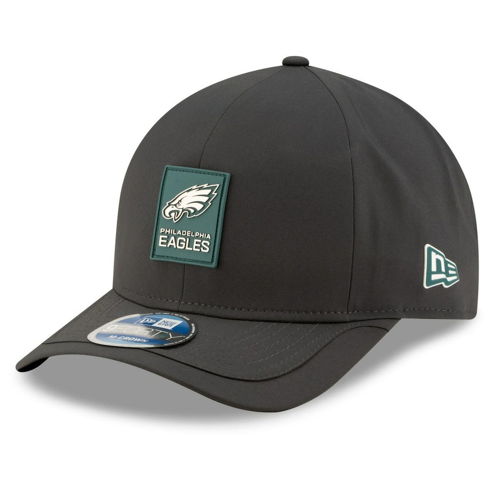 Philadelphia Eagles New Era 2025 Sideline Cold Weather 9FORTY M-Crown Adjustable Hat - Charcoal cheap