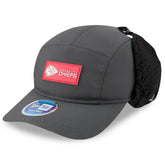 Kansas City Chiefs New Era 2025 Sideline Cold Weather Runner Dog Ear Adjustable Hat - Charcoal discount