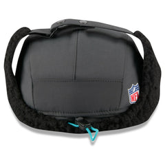 Miami Dolphins New Era 2025 Sideline Cold Weather Runner Dog Ear Adjustable Hat - Charcoal on sale
