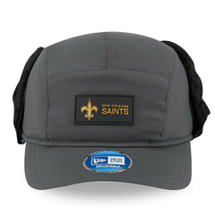 New Orleans Saints New Era 2025 Sideline Cold Weather Runner Dog Ear Adjustable Hat - Charcoal online