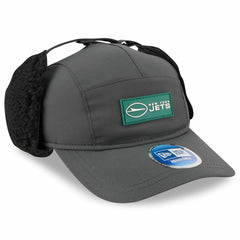 New York Jets New Era 2025 Sideline Cold Weather Runner Dog Ear Adjustable Hat - Charcoal online