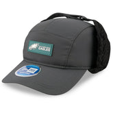 Philadelphia Eagles New Era 2025 Sideline Cold Weather Runner Dog Ear Adjustable Hat - Charcoal sale