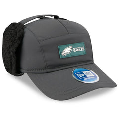 Philadelphia Eagles New Era 2025 Sideline Cold Weather Runner Dog Ear Adjustable Hat - Charcoal sale