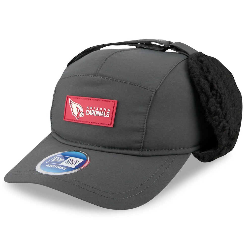 Arizona Cardinals New Era 2025 Sideline Cold Weather Runner Dog Ear Adjustable Hat - Charcoal outlet