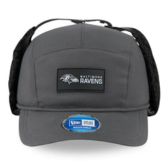 Baltimore Ravens New Era 2025 Sideline Cold Weather Runner Dog Ear Adjustable Hat - Charcoal on sale