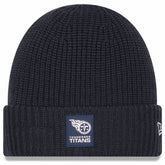 Tennessee Titans New Era 2025 Sideline Cold Weather Cuffed Knit Hat - Charcoal for sale