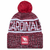 Arizona Cardinals New Era 2025 Sideline Cold Weather Cuffed Knit Hat with Pom - Cardinal discount