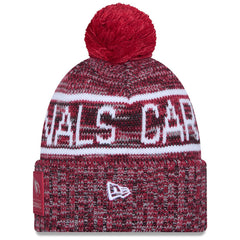 Arizona Cardinals New Era 2025 Sideline Cold Weather Cuffed Knit Hat with Pom - Cardinal discount