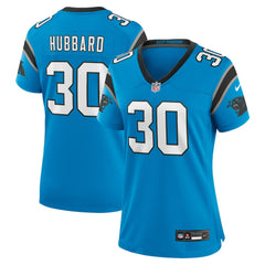Chuba Hubbard Carolina Panthers Women's Alternate Game Jersey - Blue | Nike on sale